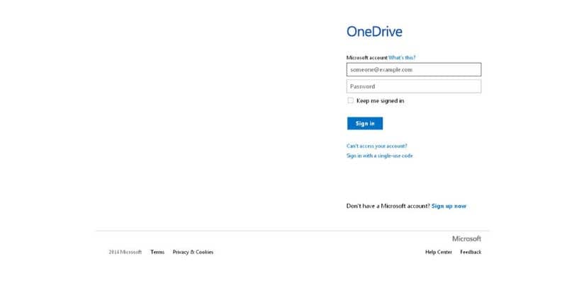 Zaloguj się do OneDrive