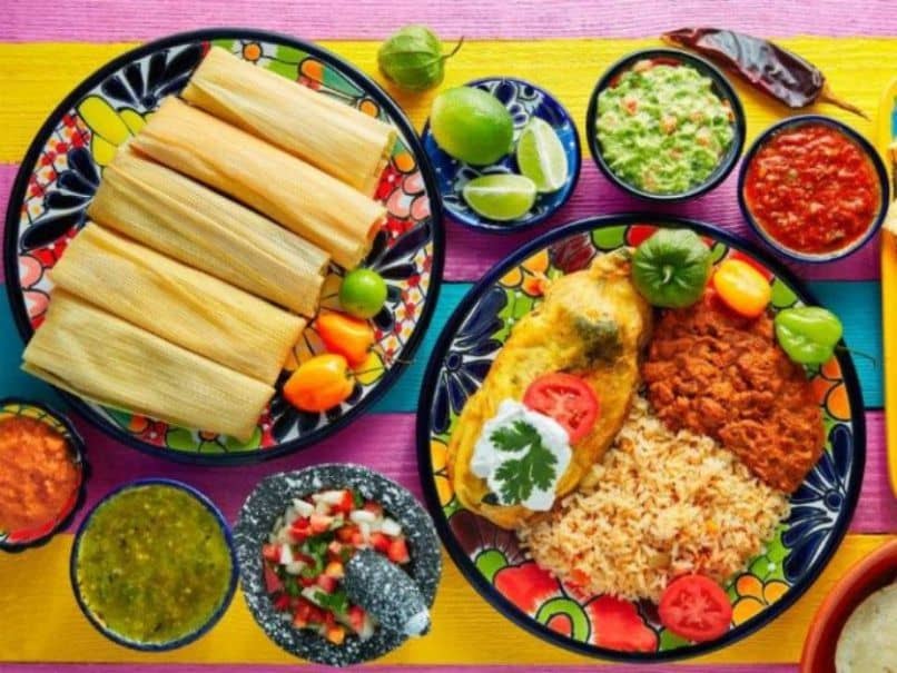 talerz tamales meksykańskie przyprawy