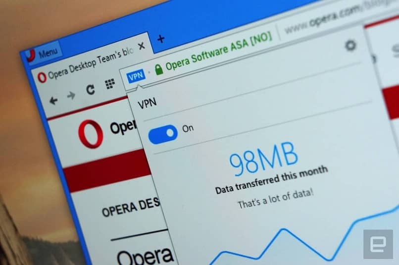 Opera i VPN