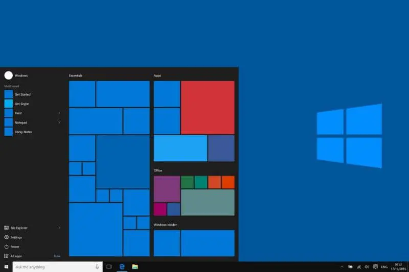 Wersja systemu Windows 10
