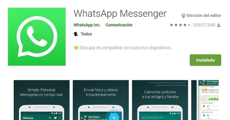 zainstaluj aplikację WhatsApp na telefon