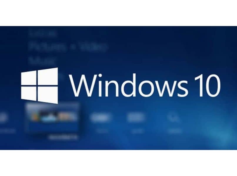 logo windows dziesięć niebieskie tło białe litery