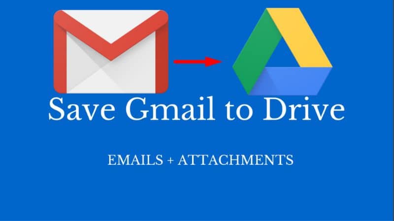 Zapisz z Gmaila na Dysk