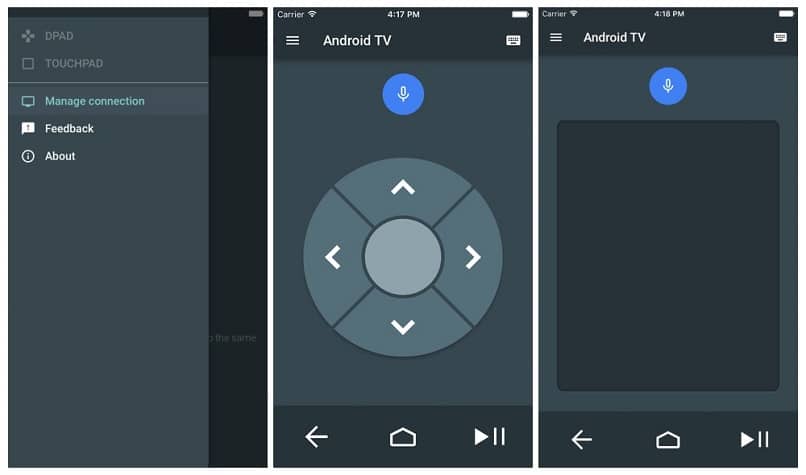 Android TV Control App komórkowa