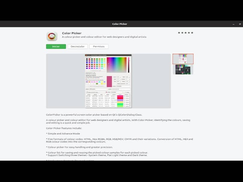 Aplikacja Color Picker