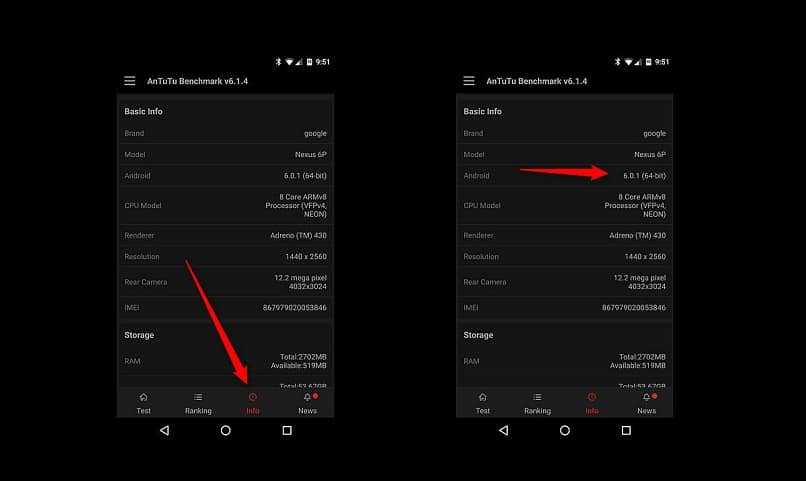 obraz ekranu przedstawiający kroki konfiguracji łatwego i szybkiego korzystania z 32- lub 64-bitowego systemu Android