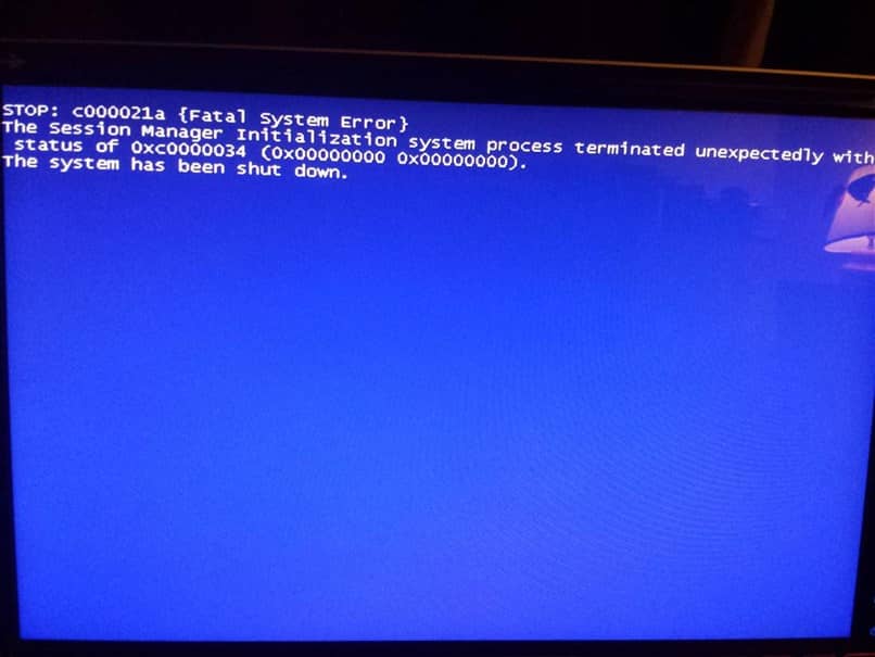 błąd ekranu systemu Windows