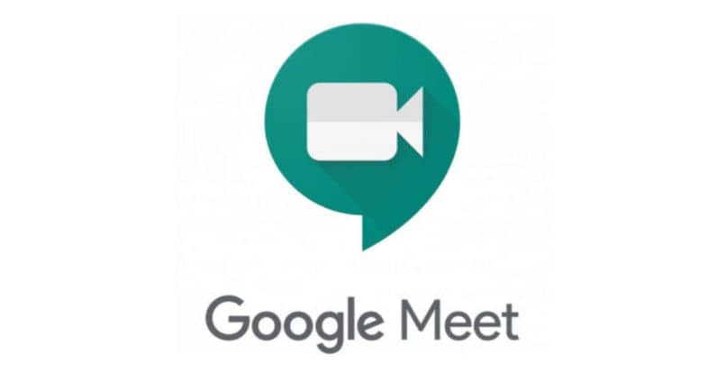 Google Meet Camera logo białe tło