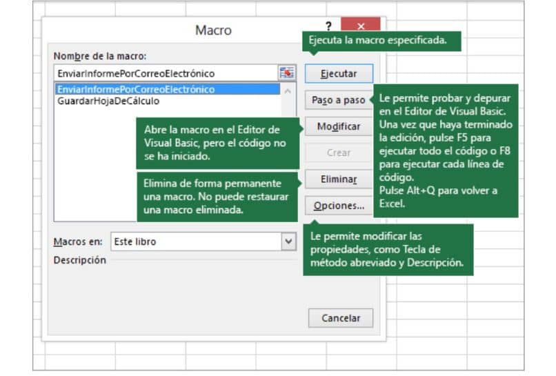 Excel program x makro