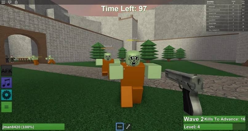 gry fps roblox zombie