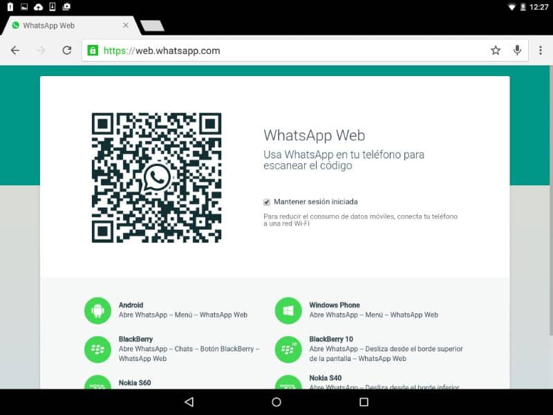 QR Code WhatsApp Web