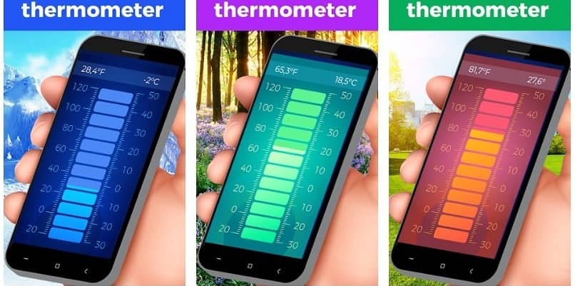 aplikacja do określania temperatur