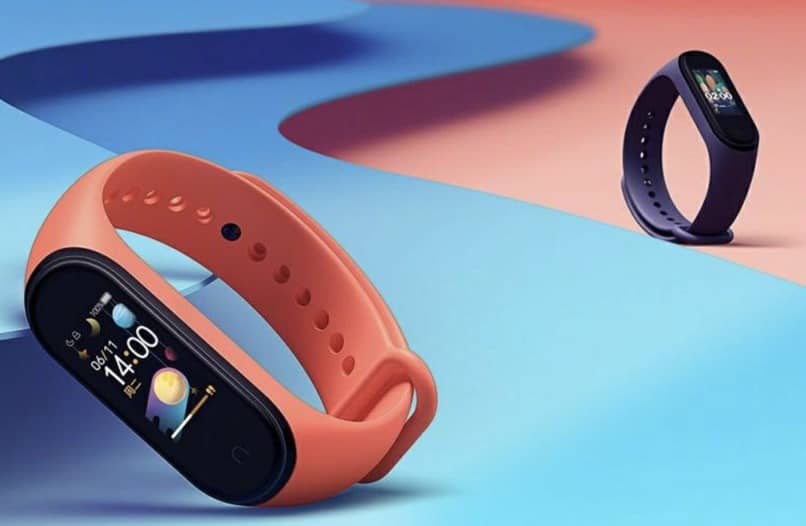 niebieski stół xiaomi mi band