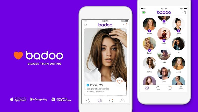 Mobilny z aplikacją Badoo