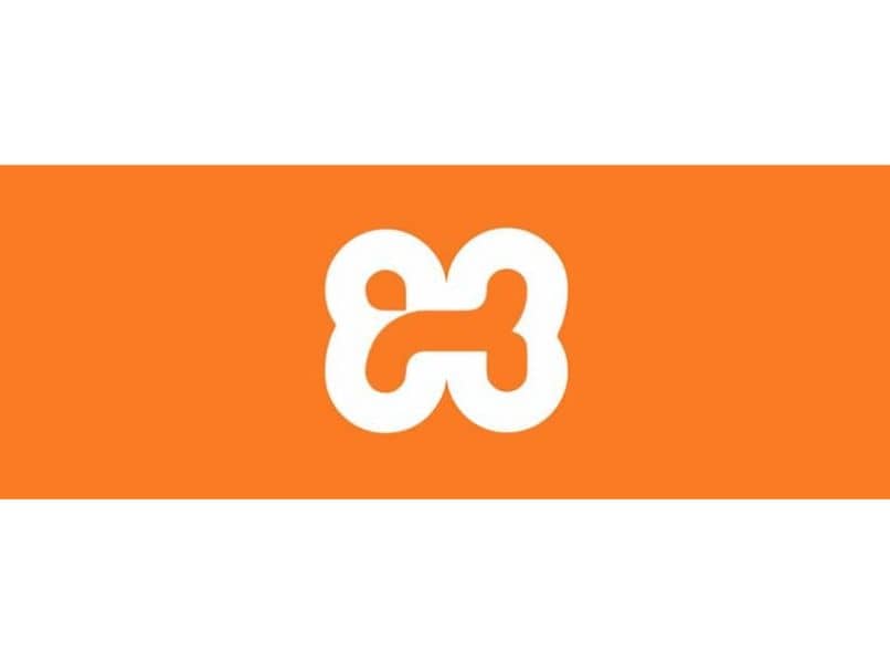 xaompp ikona białe pomarańczowe tło 