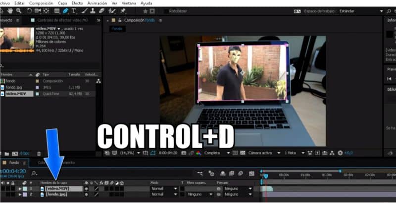 animacja postaci w After Effects, laptop, android