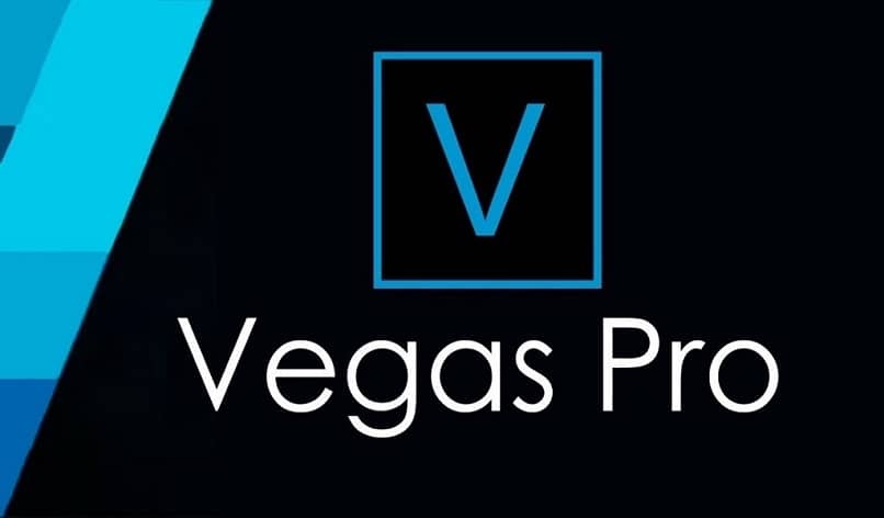 logo Sony Vegas Pro w kolorze niebieskim