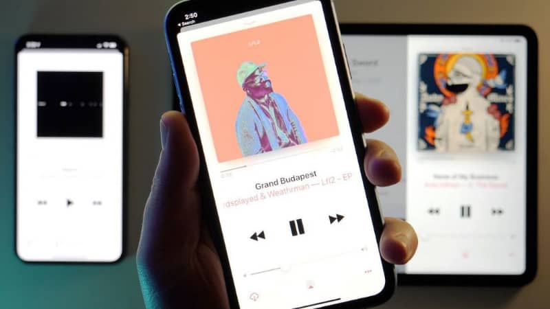 słuchaj muzyki Apple Spotify