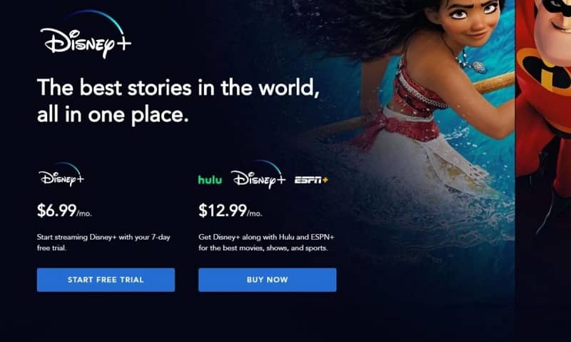 Cena rejestracyjna Disney Plus