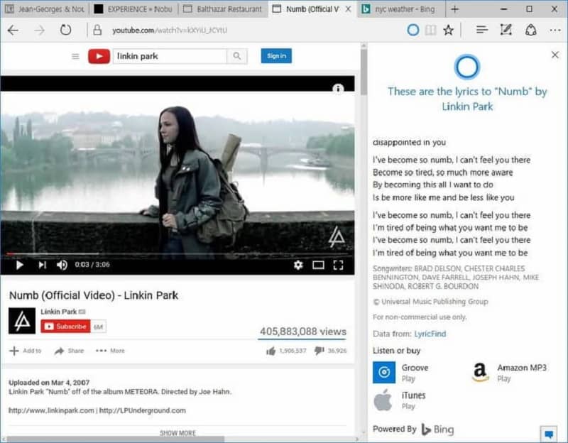 cortana Search Videos