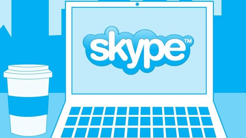 niebieska animacja skype