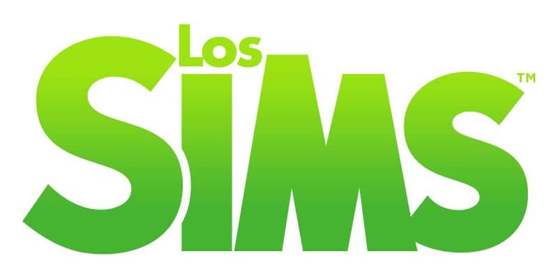 logo gry sims białe tło 