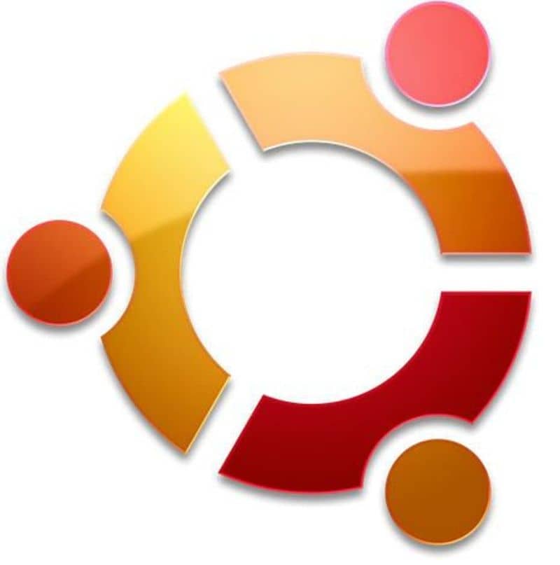 oficjalne logo ubuntu z białym tłem