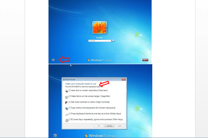 Używaj komputera bez klawiatury w systemie Windows 7