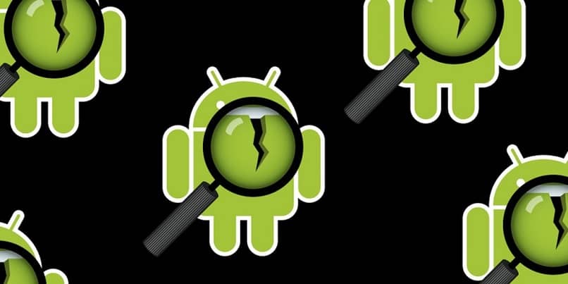 błąd zepsutej wyszukiwarki szkła powiększającego w systemie Android