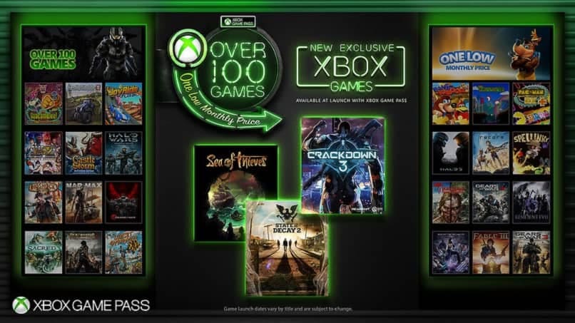 różne gry na konsolę Xbox