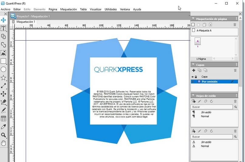 zrób okładkę za pomocą quarkxpress