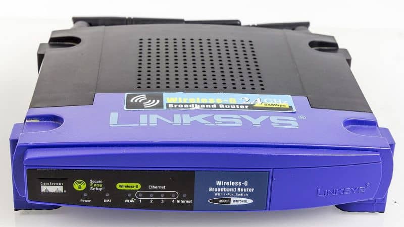 Router ssid firmy Linksys