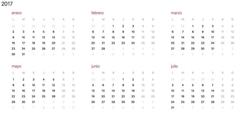 projekt kalendarza mac