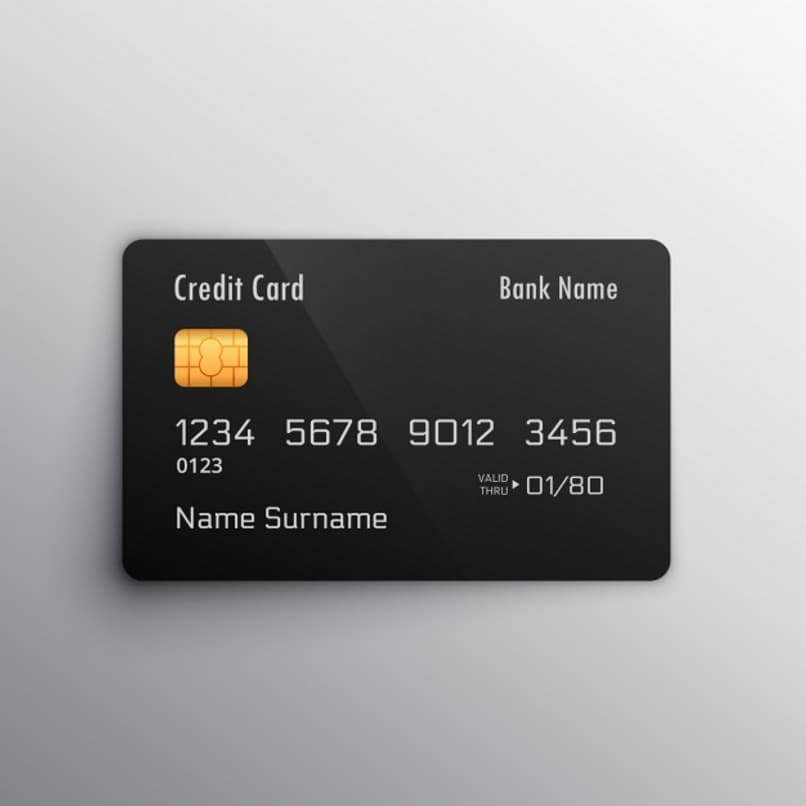 model czarnej karty kredytowej