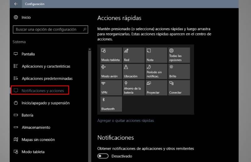 Ustawienia opcji Windows 10