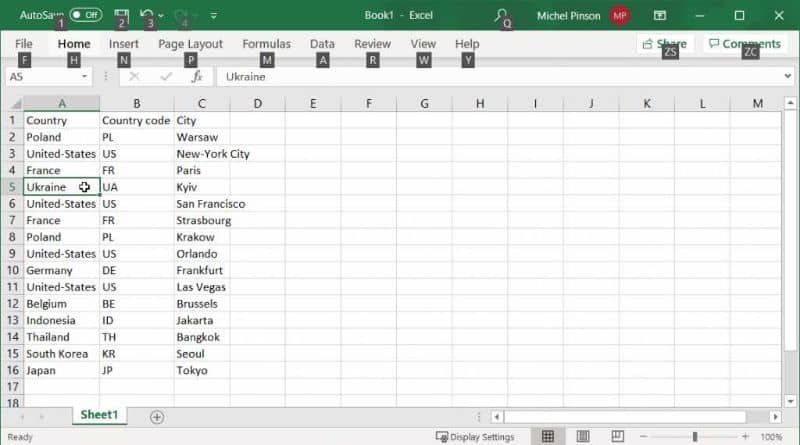 Makra programu Microsoft Excel