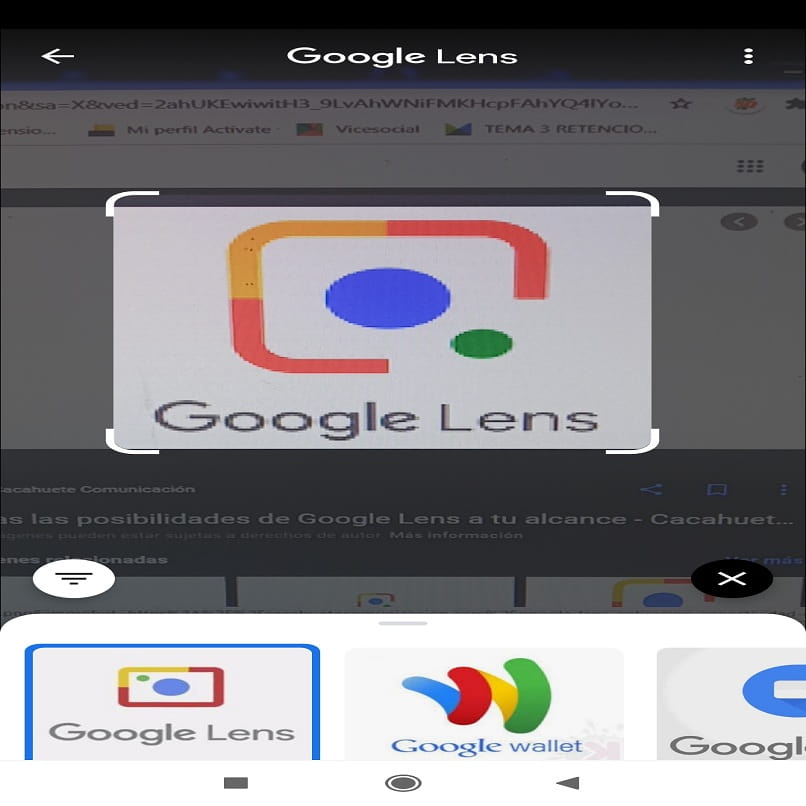 przykładowy widok wyszukiwania za pomocą narzędzia Google Lens