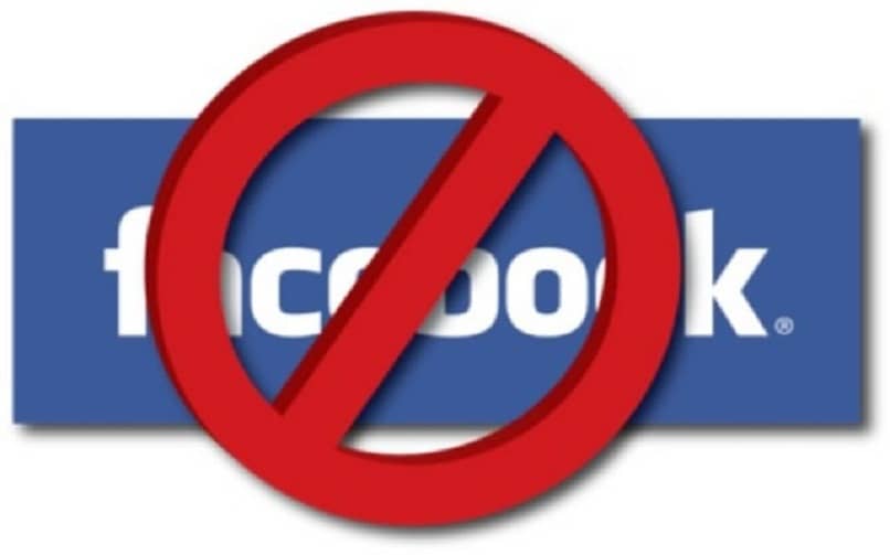 Logo Facebooka zablokowane