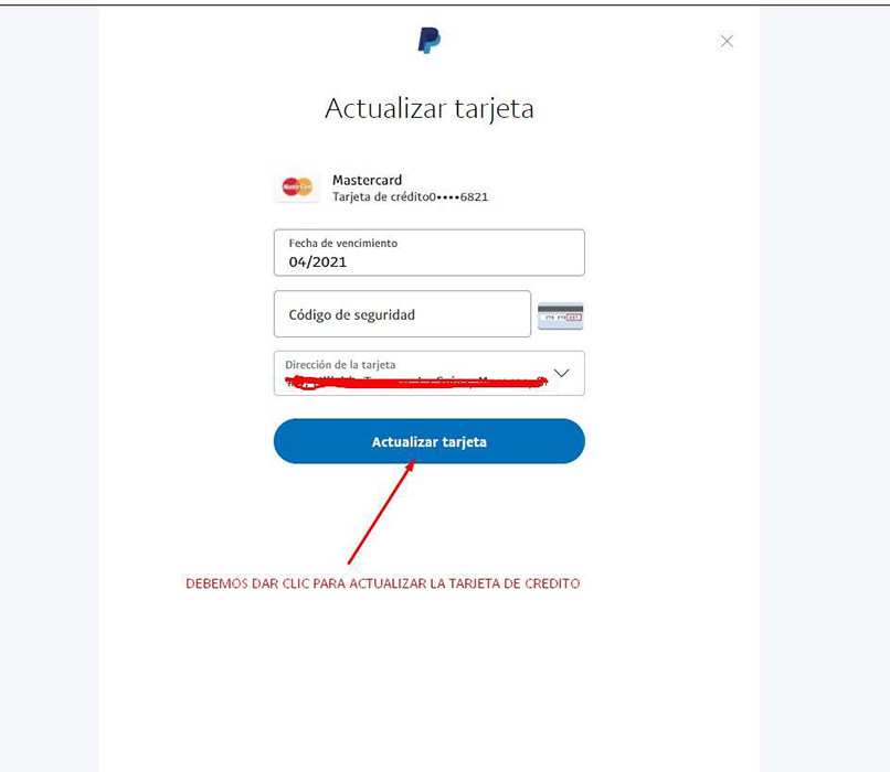 zaktualizuj kartę kredytową w systemie PayPal