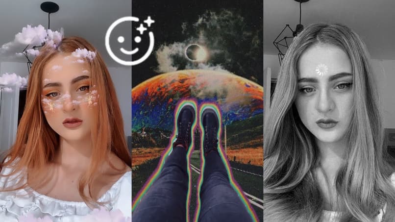 umieść efekty filtrów na instagramie