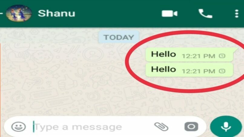 wiadomości, które nie zostały wysłane na czacie WhatsApp
