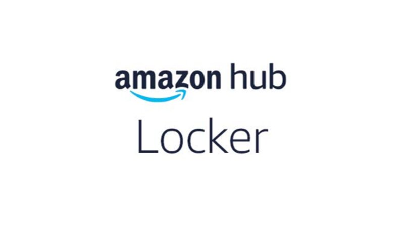 Logo szafki w centrum Amazon