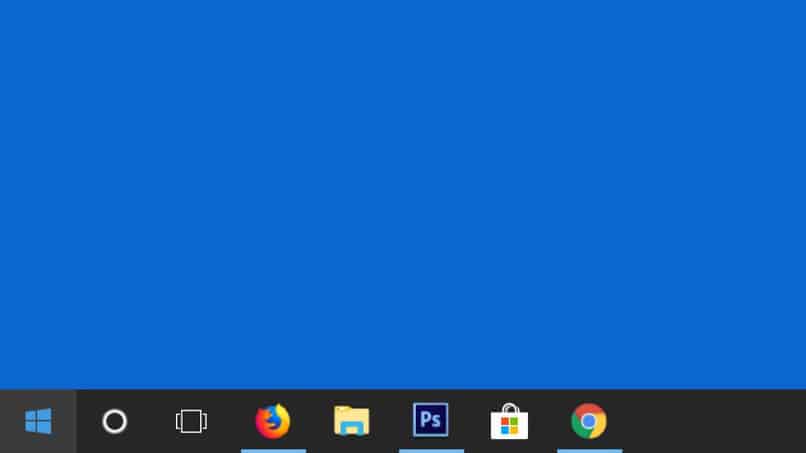 pasek narzędzi Windows 10