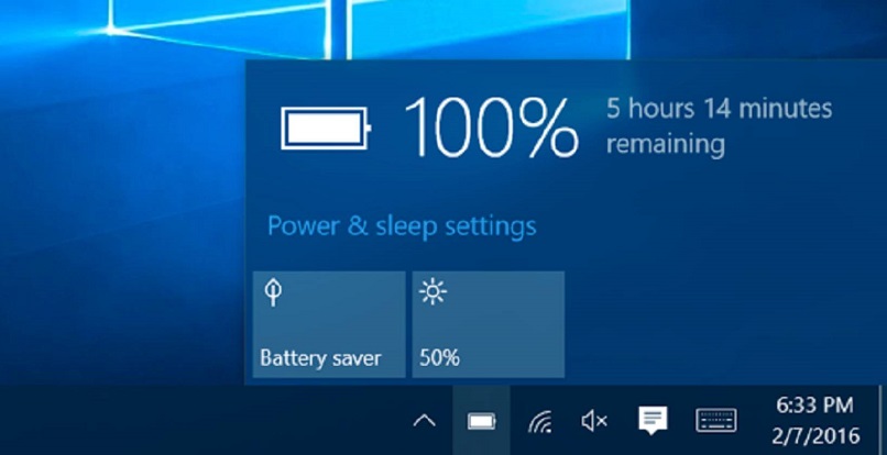 ikona baterii w systemie Windows