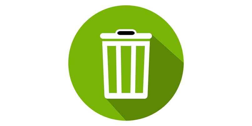 logo kosza na śmieci