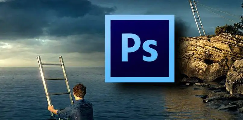 logo Photoshop niebo schody morskie