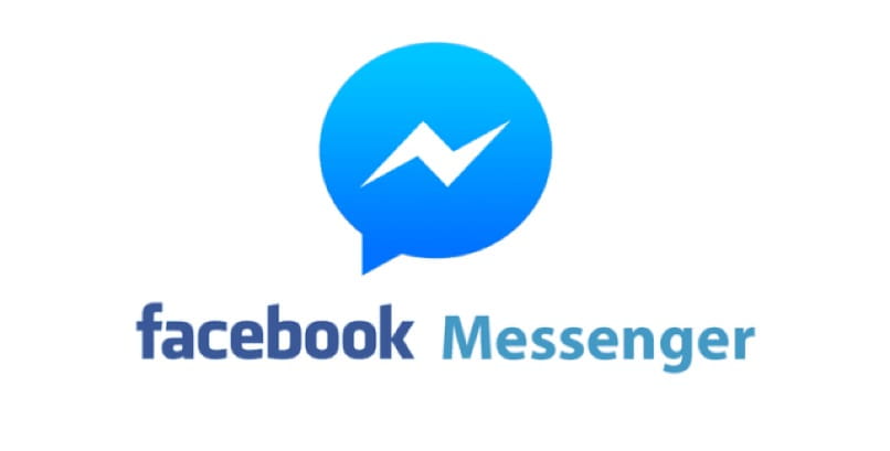 facebook messenger aplikacja białe tło