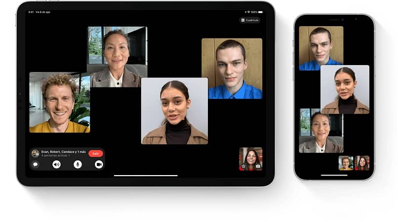 grupowe połączenie wideo na iPadzie i iPhonie