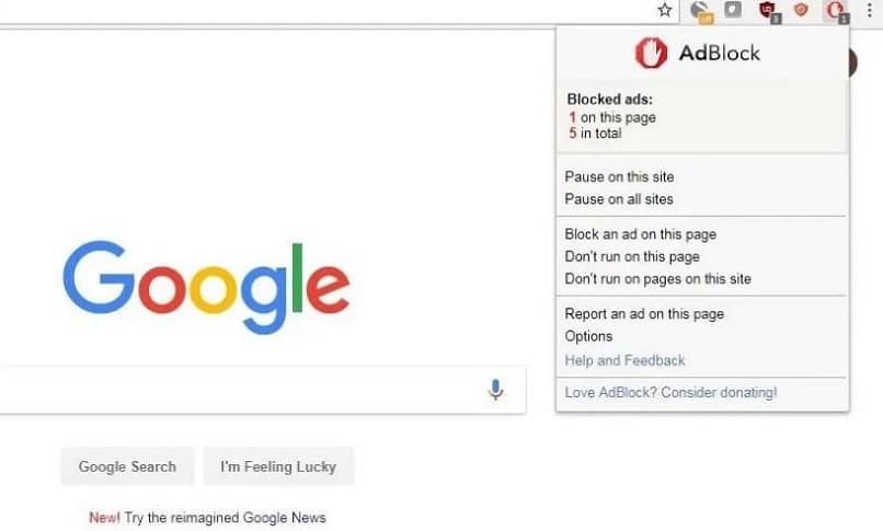 wyłącz adblock w google chrome