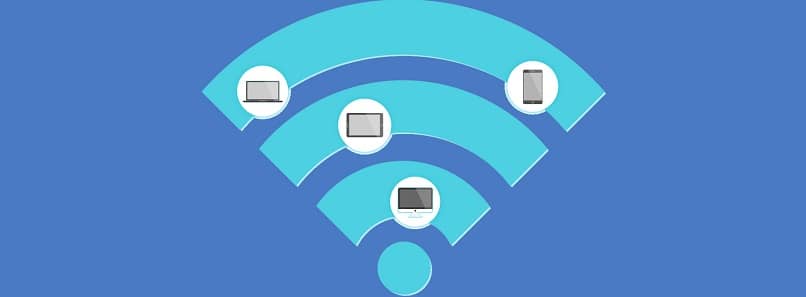 niebieskie logo wifi